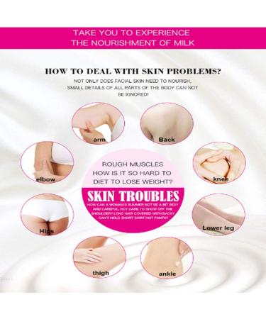 120ml Collagen Milk Body Cream - Moisturizing Skin-Light Lotion for Radiant Skin - Buy Online on GoSupps.com