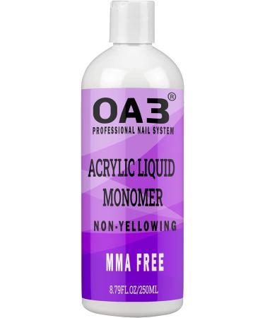 Nail Acrylic Monomer Liquid Non-Yellowing MMA FREE Strongest Adhesion Professional Polymer Bigger Capacity Acrylic Nail Art System for Acrylic Powder Nail Extension - Buy Online on GoSupps.com