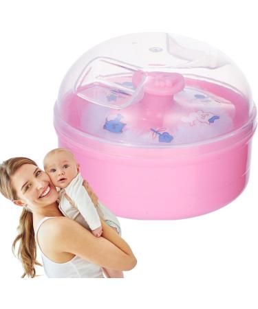 Bouff e de poudre pour tout-petits bouff e de poudre pour le corps et r cipient | Applicateur et r cipient de poudre saupoudrer - tui poudre pour le corps avec houppette pour poudre Rose - Buy Online on GoSupps.com