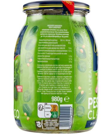  Italian Gourmet E.R. Biffi Linea Lot of 3 professional cooking sauces Pesto classico 100% Italian basil 980 g + Italian gourmet pulp 400 g - Buy Online on GoSupps.com