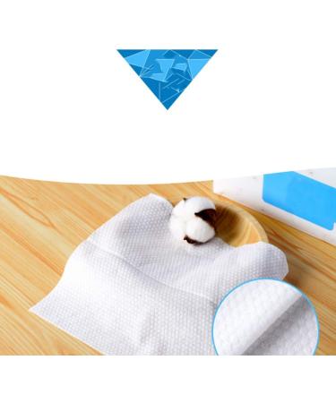 Milisten 80pcs Soft Dry Wipe Disposable Face Towel for Sensitive Skin - White - Buy Online on GoSupps.com