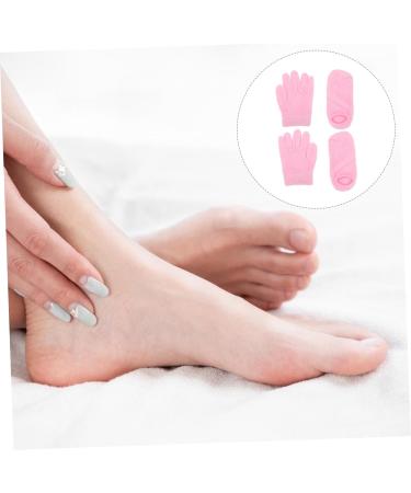 Ipetboom 2 Pairs Gel Care Kit Skin Care Gloves Men Suits Mens Gloves Skin Care Kits Whitening Kit Socks for Men Cracked Foot Moisturizing Socks Women's Accessories Pink Heel Yarn - Buy Online on GoSupps.com