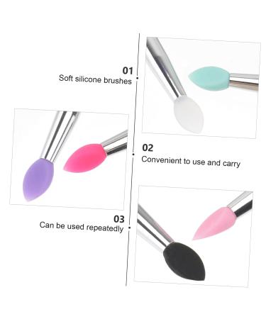 Beaupretty 6PCS Eye Shadow Brush Set - Crease Eyeliner & Flat Makeup Brushes for Flawless Eyeshadow Application - Dual Sided & Cream Compatible - Buy Online on GoSupps.com