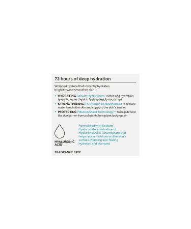 No7 HydraLuminous+ Hydrating Whipped Day Cream | Hyaluronic Acid & Niacinamide Moisturizer for Healthy Skin | 1.69 Fl Oz - International Shipping Available - Buy Online on GoSupps.com