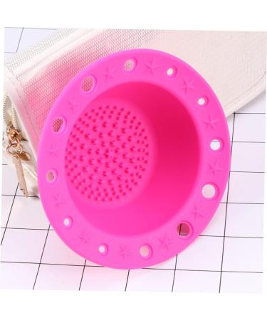 MAGICLULU 1pc Brush Cleaning Pad Make up Brush Holders Silicone Brush Cleaner Makeup Cleaning Pads Brush Cleansing Pad Brush Washing Mat Makeup Washing Pad Makeup Brush Sponge Detergent medium Rosy - Buy Online on GoSupps.com