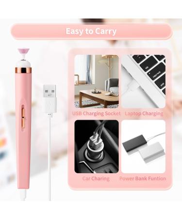 Keilend Electric Nail Drills USB Rechargeable Nail Files with 12000 RPM Portable Manicure Pedicure Kits with Portable Manicure Pedicure with 5 Drill Bits for Nail Salon & Home DIY - Buy Online on GoSupps.com