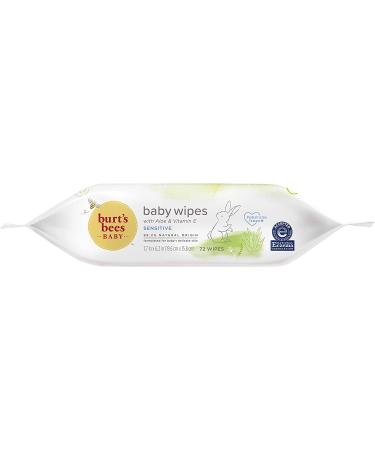 Burt's Bees Baby Wipes - Unscented Towelettes for Sensitive Skin - All Natural with Aloe & Vitamin E - Fragrance Free - 6 Flip-Top Packs - 432 Wipes Total - Buy Online on GoSupps.com