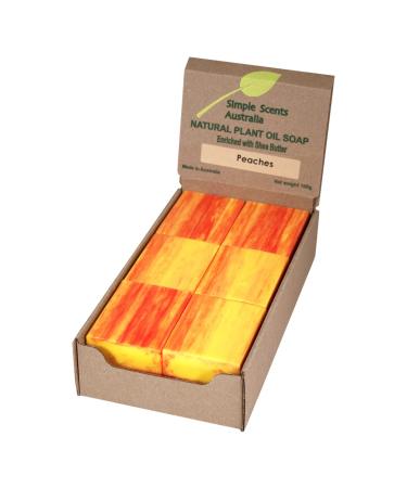 Simple Scents Australia Peach Natural Soap (12 Bars)