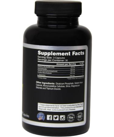 Vitta Energy Capsules - Boost with Vitamin C Fish Oil Turmeric & Creatine | 90 Capsules for Optimal Health - Buy Online on GoSupps.com