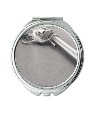 Mirror Travel Mirror gun shirts for men Round Mirror firearm gun hand gun pocket mirror portable mirror