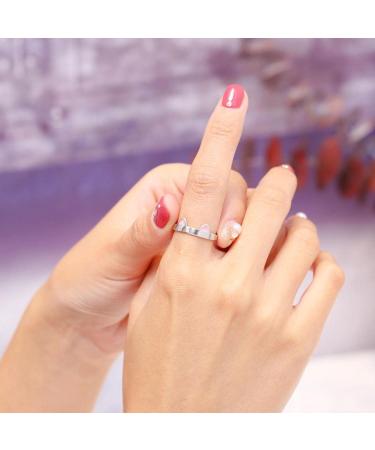 Anoximt Cat Ring for Women | Stylish Cat Ears Fashion Jewelry | Perfect Gift for Weddings Valentine's Day & Special Occasions - Buy Online on GoSupps.com