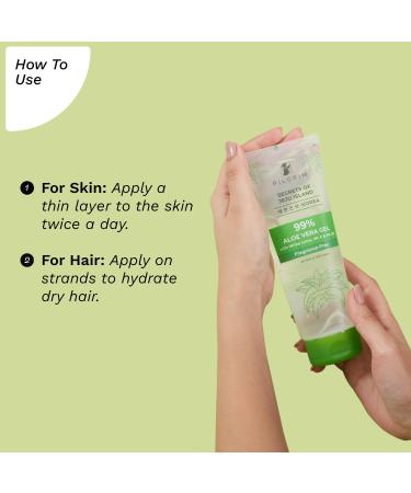 Pilgrim 99% Pure Aloe Vera Gel with Vitamin E and B5 | Natural Hydrating Pure Aloe Vera for Hydrating and Soothing Skincare| Fragrance Free I For Women and Men | 6.76 Oz (200ml) - Buy Online on GoSupps.com