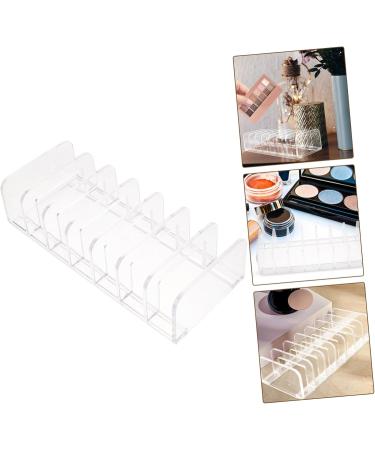 Beavorty 4pcs eye shadow storage box plastic pallets clear tray cosmetics vanity holder Storage rack lipstick 17.1x7.3cmx4pcs Transparentx4pcs - Buy Online on GoSupps.com