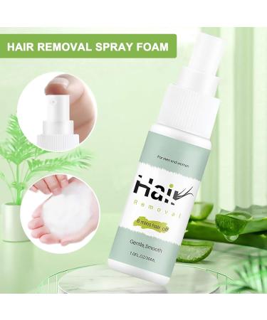  BROEYOUE 30ml hair removal spray 8-minute hair removal gently inhibits hair growth for underarms arms legs and the bikini area non-irritating hair removal products for men - Buy Online on GoSupps.com