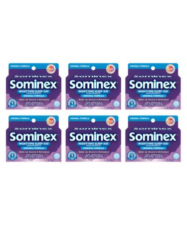 Sominex Original Formula Tablets 16 Tablets (Pack of 6)
