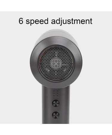 Cordless Hair Dryer Portable Lightweight Fast Drying Hairdryer Blowdryer Constant Temperature 5000mAh Batterry 6 Speed Adjustment Hairdryer for Home Camping (US Plug) US Plug Coffee - Buy Online on GoSupps.com