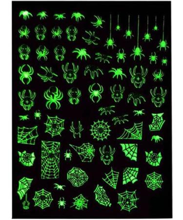 Nail ornamentHalloween Nail Sticker Adhesive 3D Luminous Little Monster Nail Art Accessories for Women Style1 - Buy Online on GoSupps.com