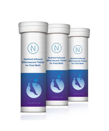 Diabetic Foot Soak Effervescent Tablets Foot Care by Nerve Spa  Anti-Swelling  Rehydrate The Foot  Foot Care Nutrients   20 Tablets (3 Tubes) - Buy Online on GoSupps.com