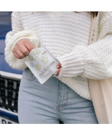 POSHI Cauliflower Vegetable Snack | Salt + Black Pepper | Keto, Vegan, Paleo | Non GMO, Low Carb, Low Calorie | Gluten Free | Marinated, Steamed | Gourmet, Healthy, Natural | Travel Food (10 Pack - 1.58 oz) - Buy Online on GoSupps.com