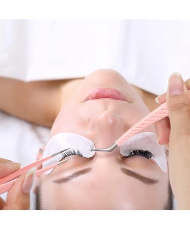 FADLASH Fiber Tip Straight Tweezer - Pink Eyelash Extension Tool for Isolating & Picking Up Single Lashes - Buy Online on GoSupps.com