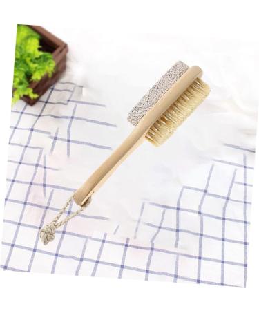 FRCOLOR Foot Care Brush Heel File Foot Spa Brush Foot Cleaning Brush Scrub Brush Foot Brush Pumice Exfoliating Brush for Feet Foot Pumices Pumice Stone Pedicure Brush Wooden Wash Feet - Buy Online on GoSupps.com