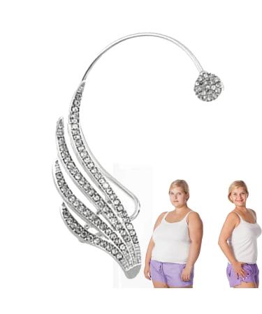 Richolyn Acupressure earrings for weight reduction Angel Wings Acupressure Remove earrings |Casual non -penetrating magnetic angel sohrings for weight reduction on the right