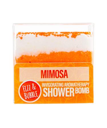 Fizz & Bubble Aromatherapy Shower Steamer and Shower Bomb for Relaxation and Relief for Adults  Women  Kids  and Gifts - Orange Mimosa