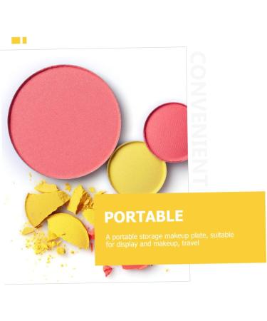 DOITOOL 200 Pcs Eye Shadow Disk Eyeshadow Empty Metal Pans Lipstick Diy Case Iron Plate Accessories Miss - Buy Online on GoSupps.com