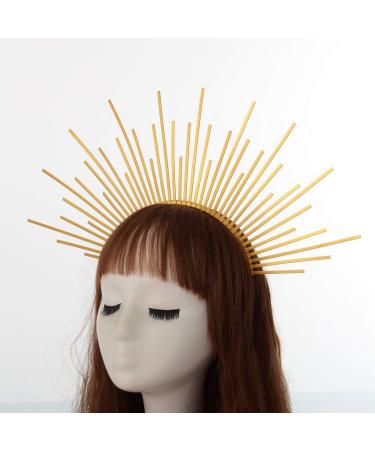 Graceart Sunburst Halo Crown Headband | Women's Hairband for Parties & Costumes Stylish Accessories - Buy Online on GoSupps.com
