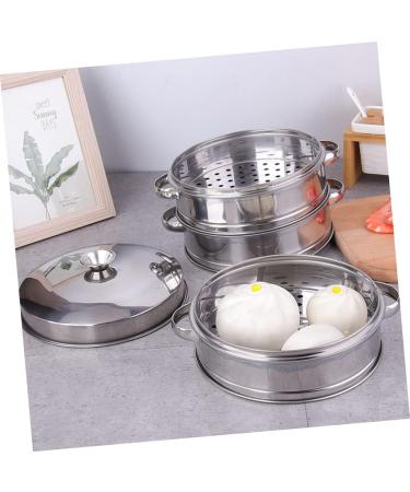 Alipis 1 Set Steamer Stainless Steel Cookware Dumpling Stainless Steel Steam Basket Vegetable Accessories - Buy Online on GoSupps.com