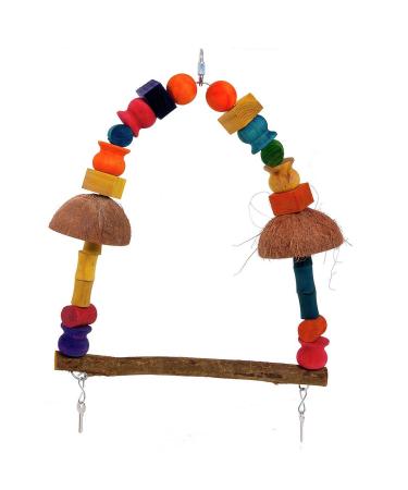 Karlie toy nature for parrots L: 36 cm W: 41 cm H: 39 cm color sorted L: 36 cm W: 41 cm H: 39 cm