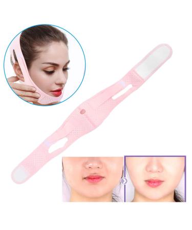 Sonew Face Slimming Mask - V-Line Chin Up Patch for Double Chin Removal & Facial Lifting - Breathable Face Lift Band (Pink) - Buy Online on GoSupps.com