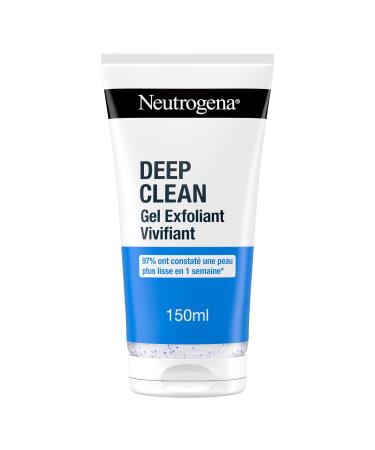 Neutrogena Gel Exfoliant Vivifiant (tube de 150 ml) Nettoyant visage pour une peau d'apparence saine Soin visage pour une peau plus lisse apr s une semaine d'utilisation 150 ml (Lot de 1) Gel Exfoliant Vivifiant