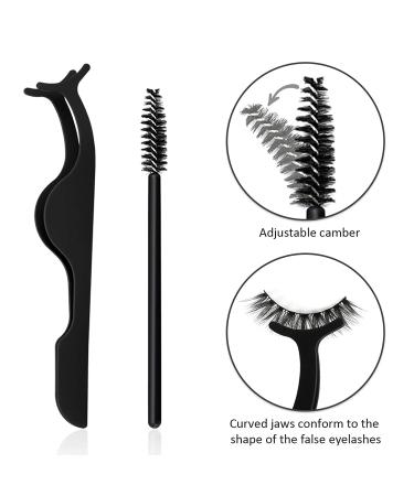 Canvalite 3D Cat Eye False Eyelashes Set - 7 Pairs Reusable Faux Mink Lashes with Tweezers | Perfect for Glam Looks - Buy Online on GoSupps.com