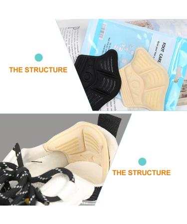 NOLITOY Anti Drop Heel Pads - 8 Pairs Comfortable Wear-Resistant & Breathable Heel Stickers for Ultimate Foot Comfort - Buy Online on GoSupps.com