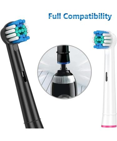 Oral B Pro Electric Toothbrush Replacement Brush Heads - Compatible with Vitality Pro Smart Genius Series - Classic Round Brush Heads - White - Refills - Buy Online on GoSupps.com