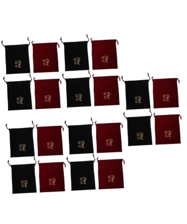 NOLITOY 20 Pcs Storage Bag Drawstring Bags Portable Hair Dryer Bag The Tote Bag Hair Dryer Case Fabric