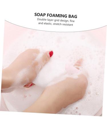 Baluue 6pcs Bubble Net Foam Face Bag Exfoliating Bath Bag Sponge Soap Face Soap Pe - Buy Online on GoSupps.com