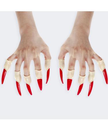 Halloween Costume Fake Witch Claw Nose Decorative Practical Skin Friendly Convenient Wear Halloween Fake Finger Claw Nose for Party Carnival Bar Decoration - Buy Online on GoSupps.com