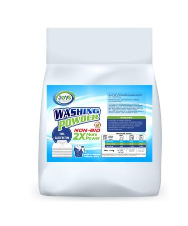 Jovs Non-Bio Washing Powder 10kg - Professional Laundry Powder for Over 500 Washes