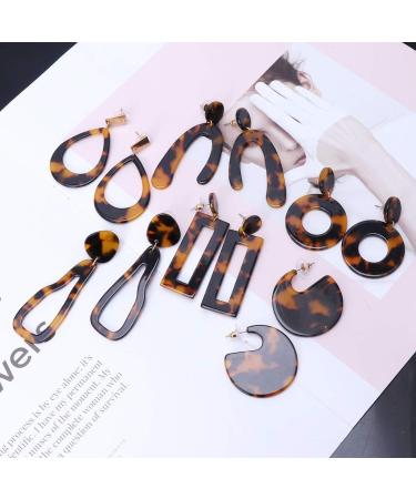 FEYLIE Trendy Acrylic Leopard Earrings - Women s Classic Multi-Type Stud Jewelry Gift - Buy Online on GoSupps.com