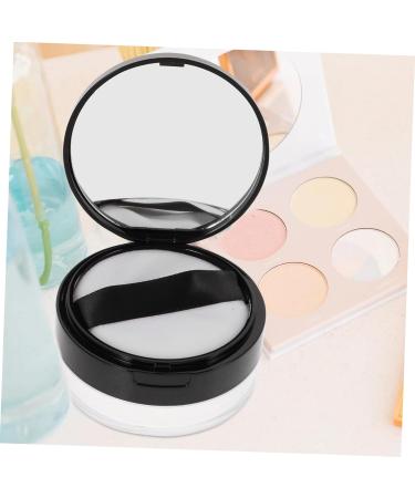 DRESSOOS Cosmetic Case with Powder Puff Blusher Refillable Loose Powder Holder Travel Makeup Case Puff Case - Buy Online on GoSupps.com