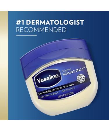 Vaseline 100% Pure Petroleum Jelly 7.5oz - Pack of 4 - 28.5oz Total - Buy Online on GoSupps.com