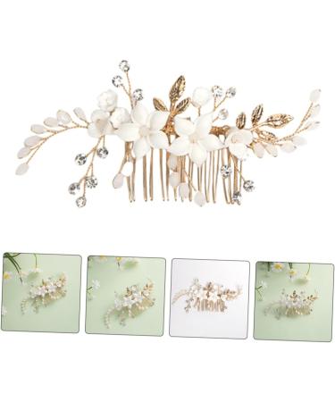 FOMIYES Bridal Headwear Hair Side Comb Women Hair Pin Hair Comb for Bride Comb Clips for Hair Bride Headpiece Hair Accessories for Women Metal Hair Comb Hair Comb Clips Bride Hairpin - Buy Online on GoSupps.com