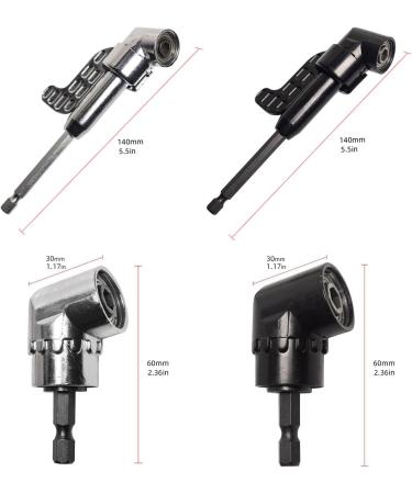 ldawu Corner Tool Screw Hub with Multi-Function Bend Screwdriver Bit Multifunction Right Angle Screwdriver Corner Tool Screw Hub Right Angle Drill Attachment with 10 Set Tools (Black Long) Black Long - Buy Online on GoSupps.com