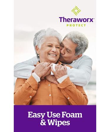 Theraworx Protect U-Pak 60-Ct Wipes & Hygiene Foam 3.4 oz (2 Pack) for Urinary Health - Buy Online on GoSupps.com