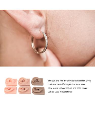 Flexible Waterproof Human Ear Model Set - Perfect for Novice Practice - 3 Pairs - Buy Online on GoSupps.com