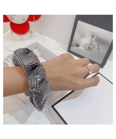 HappyERA Silver Rhinestone Hair Tie - Elegant Accessories for International Shipping - Buy Online on GoSupps.com