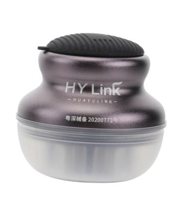 Frcolor 2st liquid guide comb scalp massage device Roll massage bottle scalp shampooing massage brush for the scalp hair empty bottle alloy violet