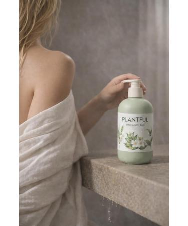 Natural Body Wash Hinoki Jasmine Vetiver Plant Oil Extracts Hydrating with Peptides & Hyaluronic Acid Paraben Free Sulfate Free Cruelty Free Eco-Friendly All Skin Types - Buy Online on GoSupps.com